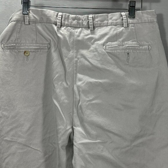 Peter Millar Pants Mens 38 Chino Gray Pima Cotton  Flat Front Pockets Straight - Picture 8 of 9